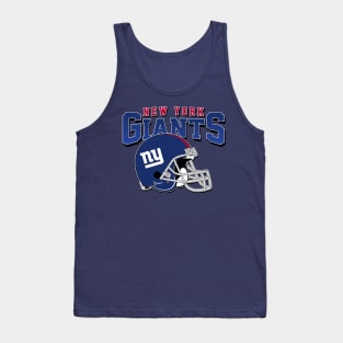 New York Giants Football Helmet Tank Top